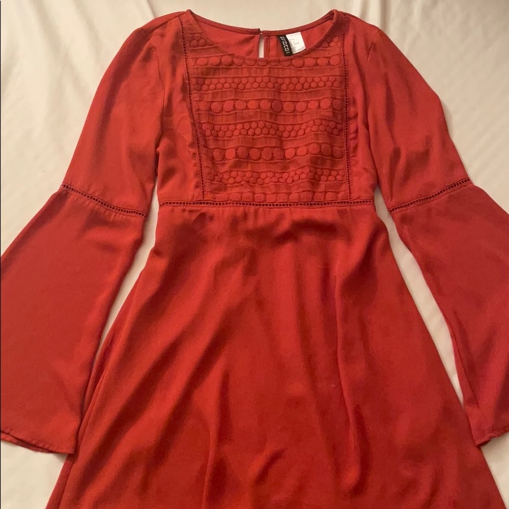 H&M orange dress